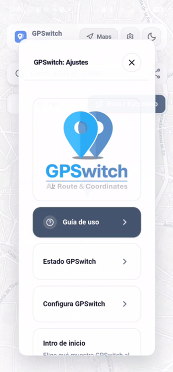 Configuración de GPSwitch en Android
